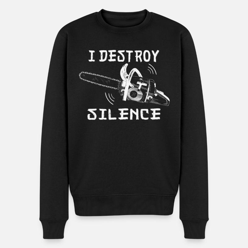 Tourneurs Drechselbank Drechsel - Pull Premium bio Homme - noir