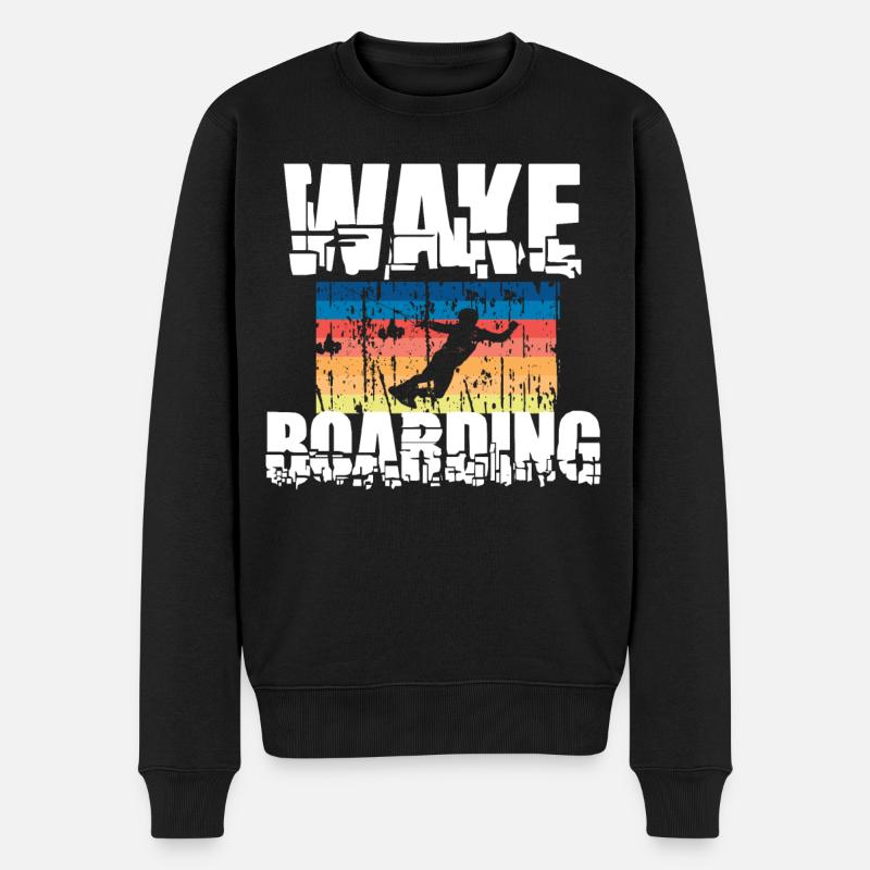 Wakeboard Wakeboard - Pull Premium bio Homme - noir