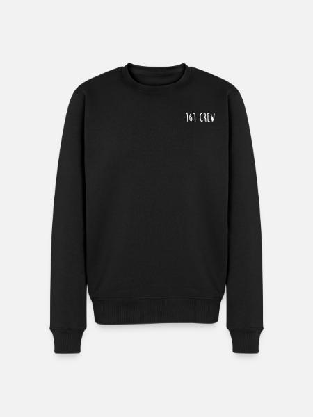 161 crew - Männer Premium Bio Pullover - Schwarz