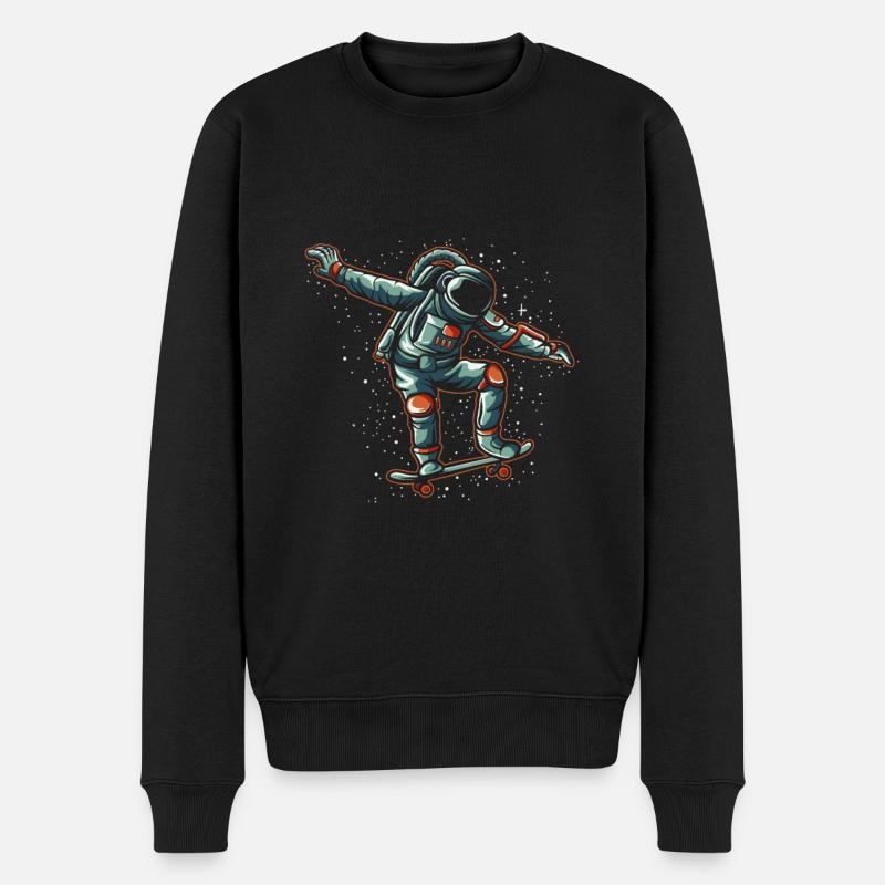 Espace astronaute Espace cosmonaute - Pull Premium bio Homme - noir