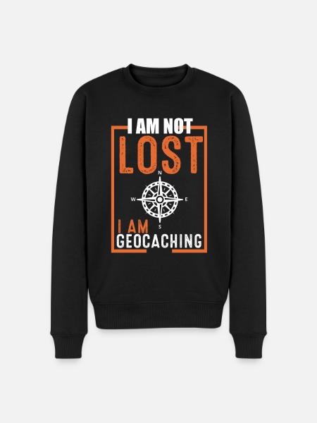 Geocache - Men's Premium Organic Jumper - black