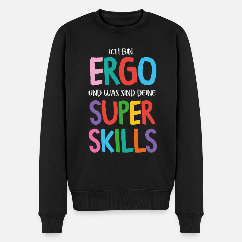 Ergotherapie Ergotherapeutin Ergotherapeut - Männer Premium Bio Pullover - Schwarz