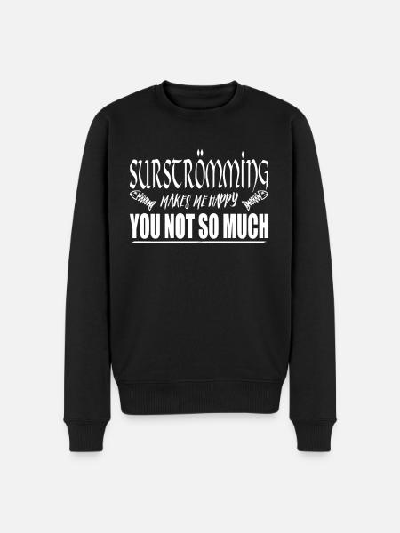 Paroles drôles Surstromming Viking Gammelfisch - Pull Premium bio Homme - noir