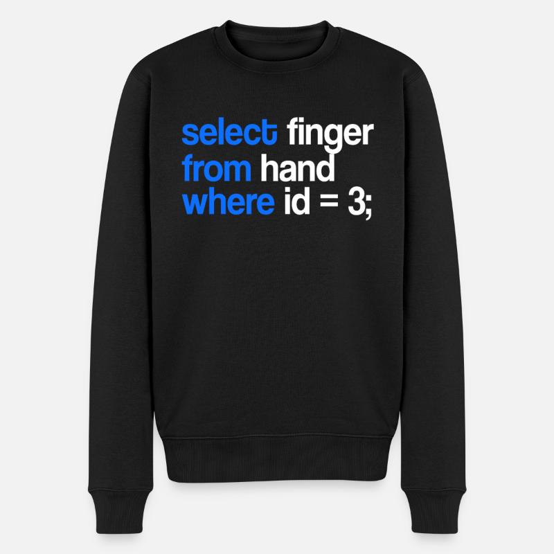 Informatiker Hardware Software Geschenk - Männer Premium Bio Pullover - Schwarz