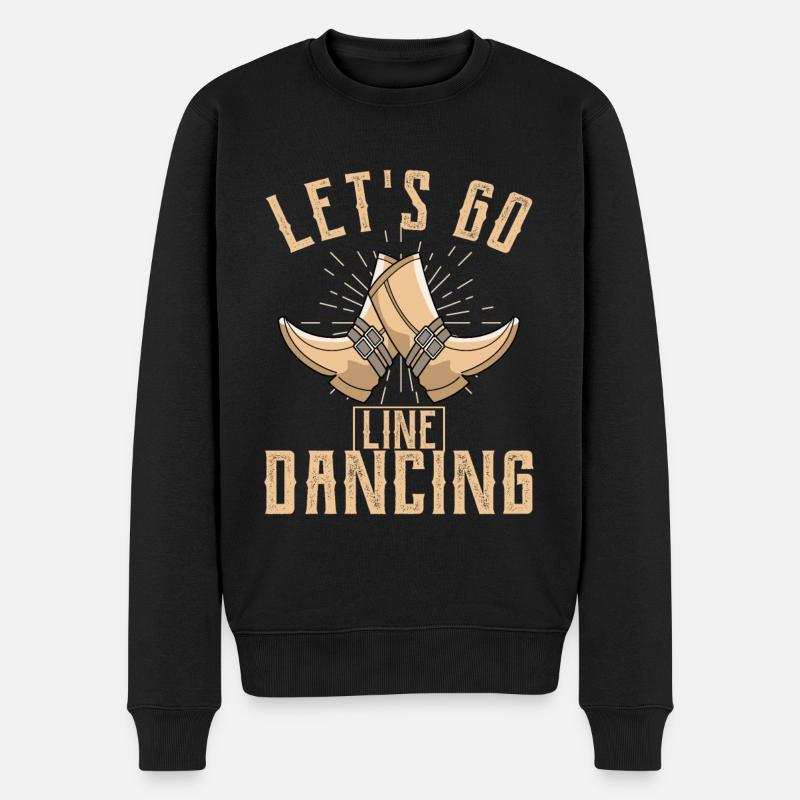 Danse en ligne - Pull Premium bio Homme - noir