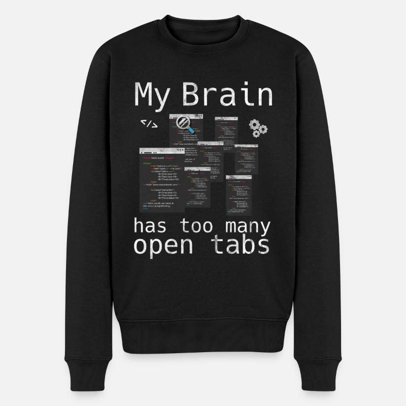 programmeur - Pull Premium bio Homme - noir