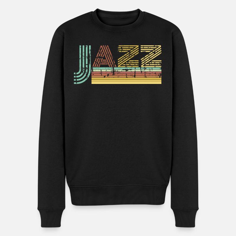 le jazz - Pull Premium bio Homme - noir