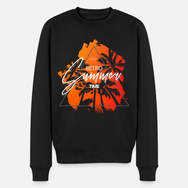 été - Pull Premium bio Homme - noir