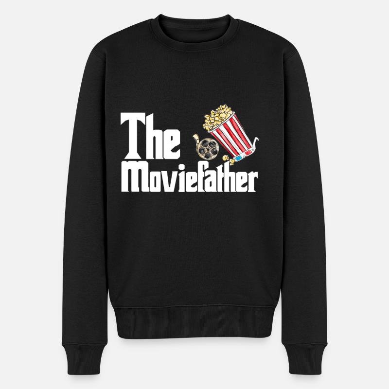 Film - Männer Premium Bio Pullover - Schwarz