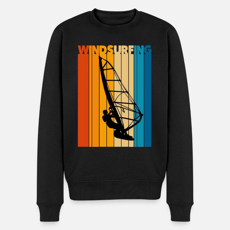 Planche à voile - Pull Premium bio Homme - noir