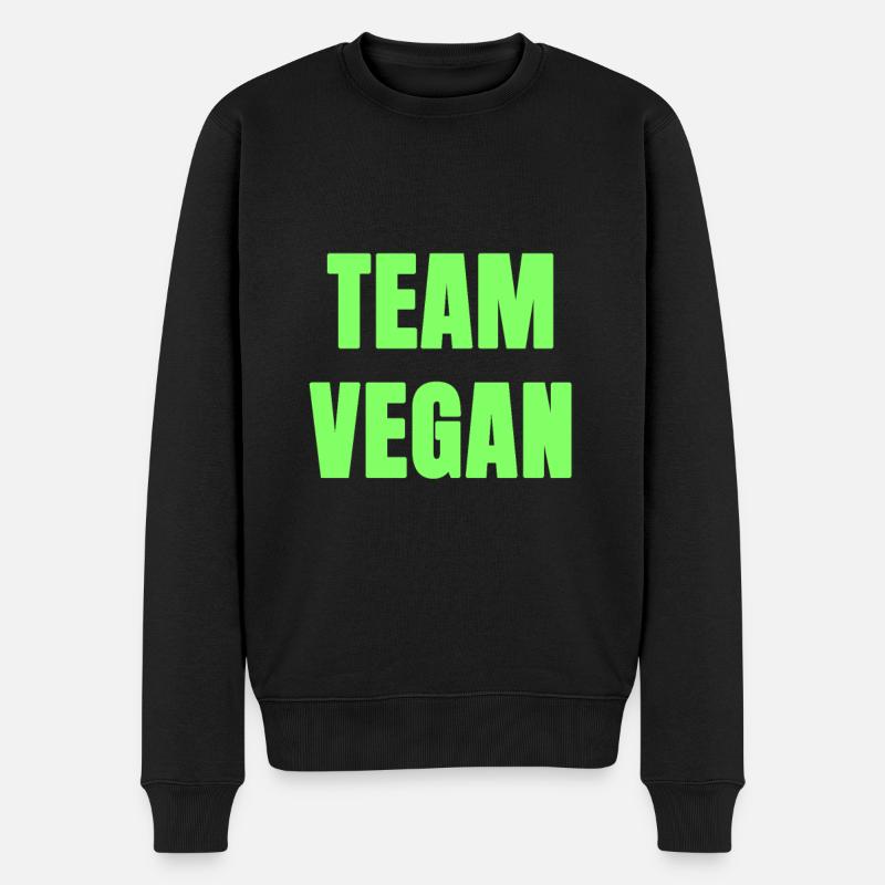 l’équipe vegan - Pull Premium bio Homme - noir