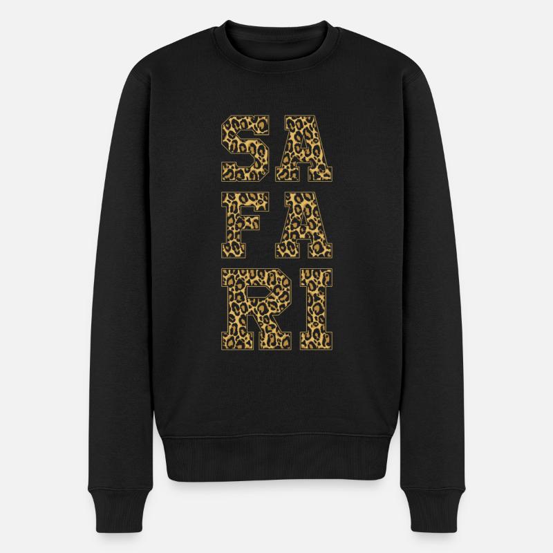 Safari Afrique - Pull Premium bio Homme - noir