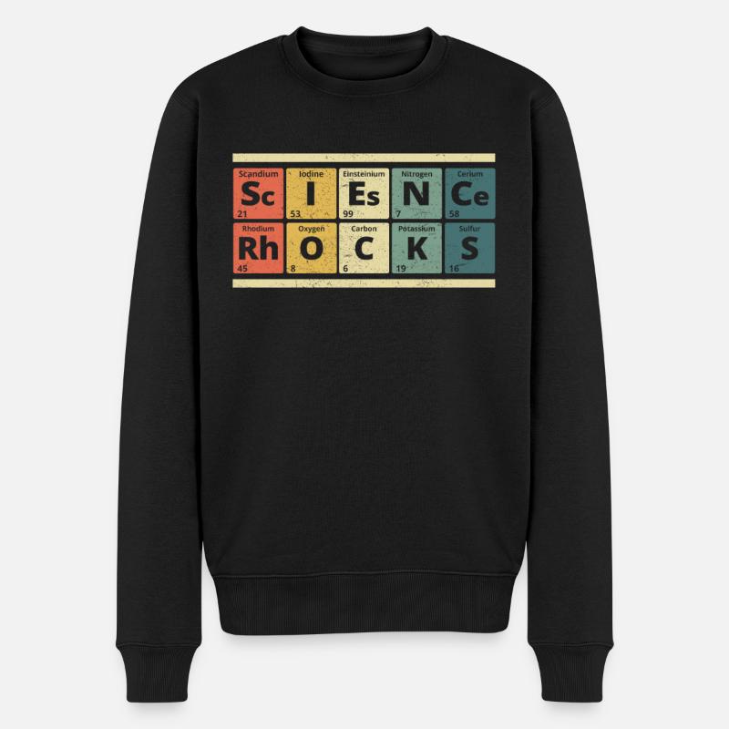 Science Rocks | Geschenk Chemie Wissenschaft - Männer Premium Bio Pullover - Schwarz