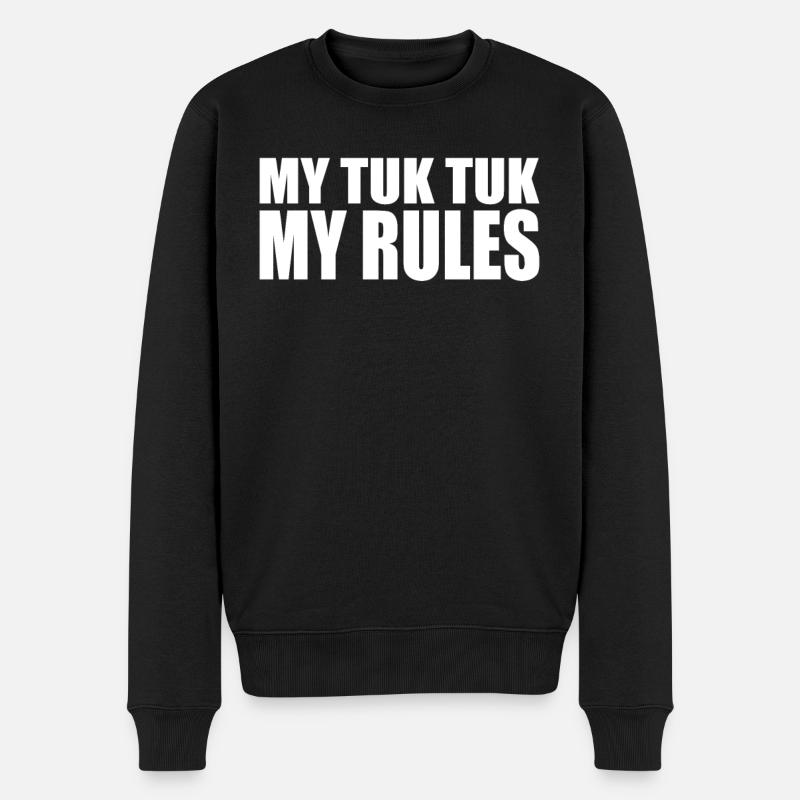 Funny Tee Shirt For Tuk Tuk Owners - Männer Premium Bio Pullover - Schwarz