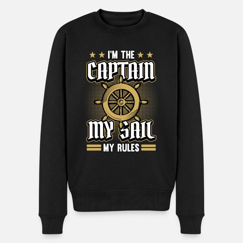 voile - Pull Premium bio Homme - noir