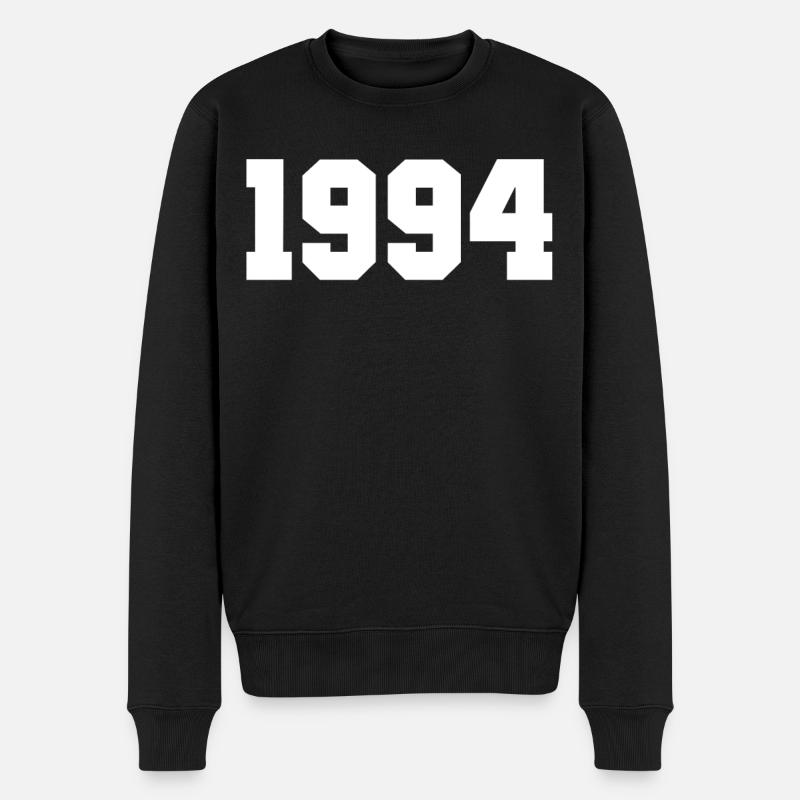 1994 - Männer Premium Bio Pullover - Schwarz