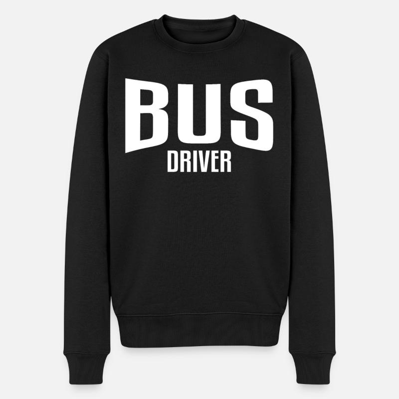 CONDUCTEUR DE BUS - Pull Premium bio Homme - noir