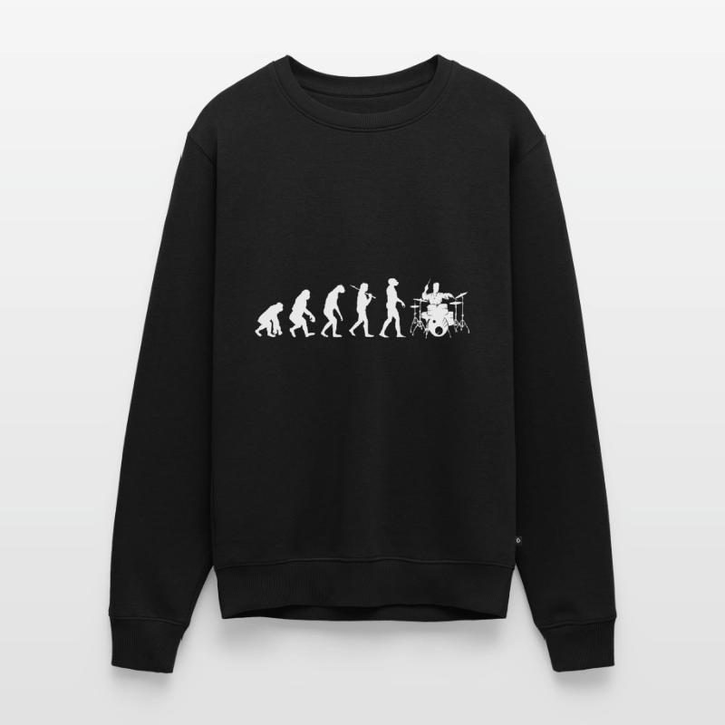 Drummer Evolution Drums Drumstick Men's Premium Organic Jumper