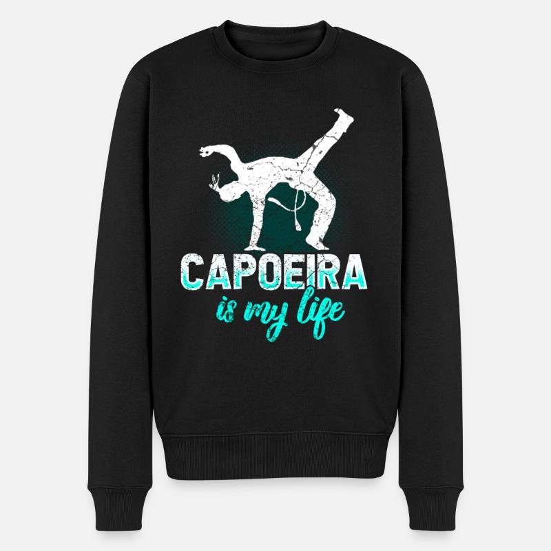 Capoeira Brésil - Pull Premium bio Homme - noir