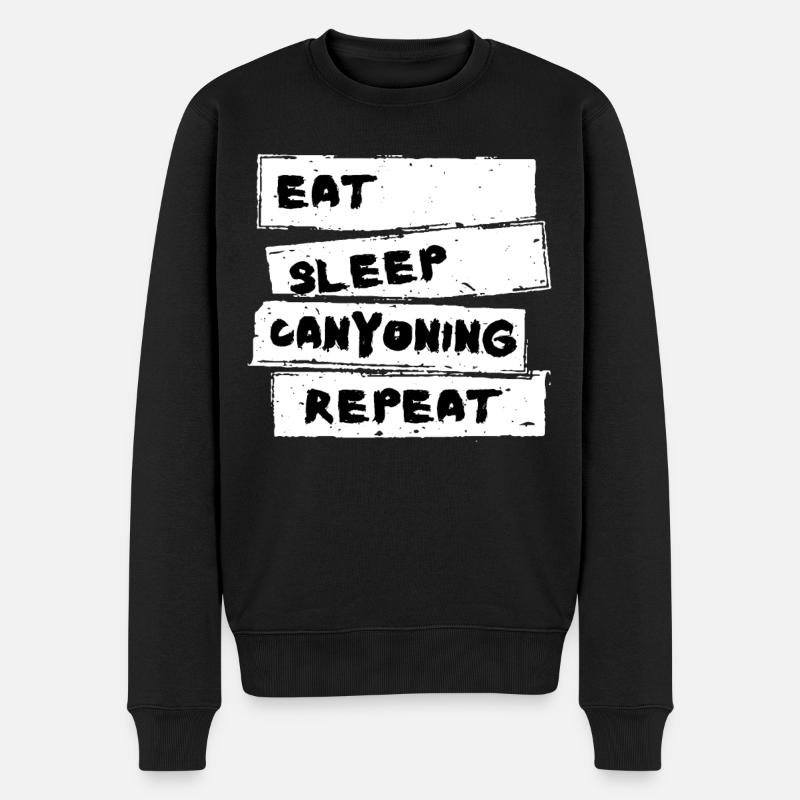 Canyoning - Thé sportif - Pull Premium bio Homme - noir