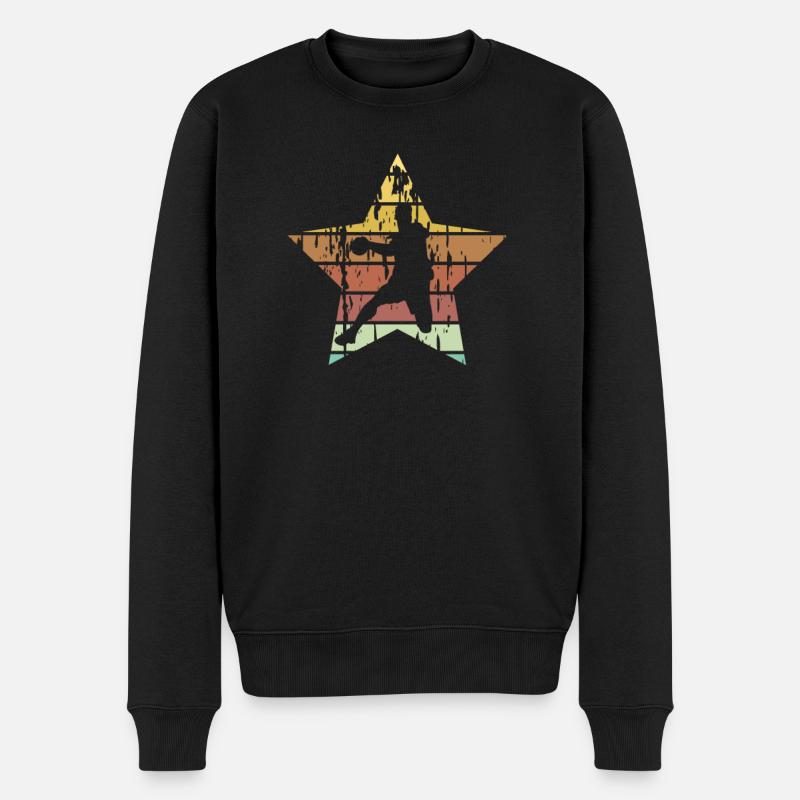 Joueur de handball - handball - Pull Premium bio Homme - noir
