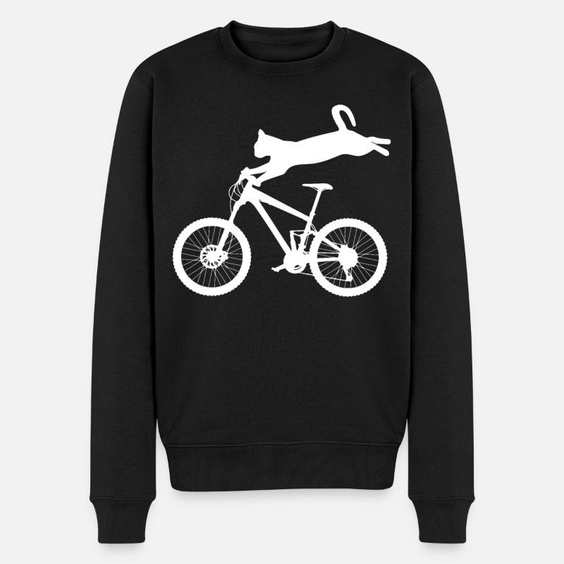 Cat Bike Vélo Vélo - Pull Premium bio Homme - noir