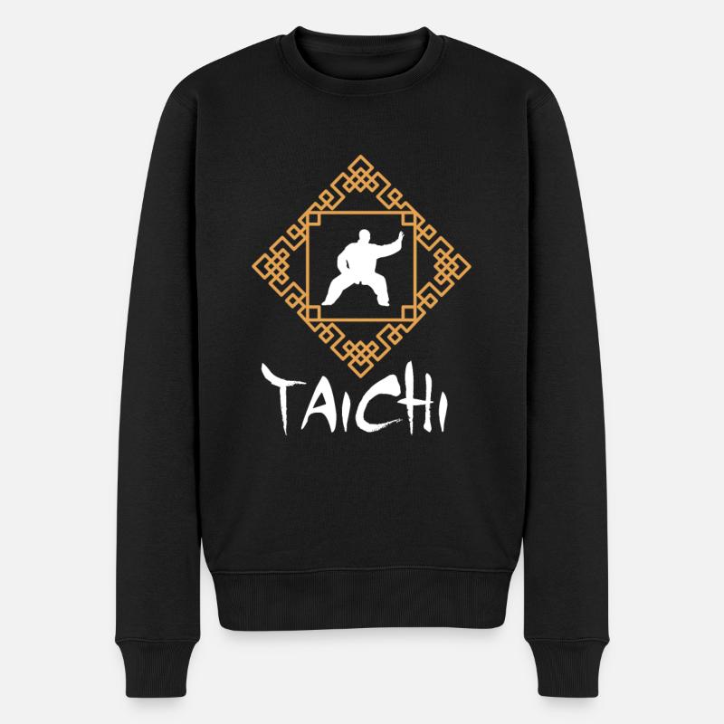 Taï chi - Pull Premium bio Homme - noir