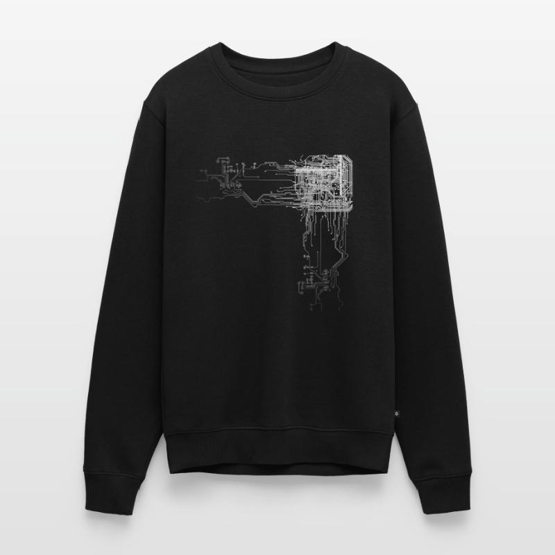 Programmeur CPU nerd programmeur informatique Pull Premium bio Homme