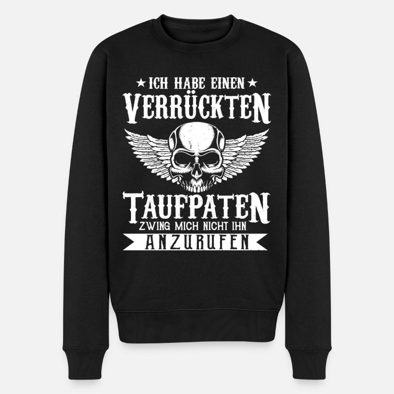 Patenkind Patentochter Patensohn - Männer Premium Bio Pullover - Schwarz