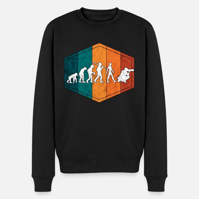 Photographe évolution photographie rétro - Pull Premium bio Homme - noir