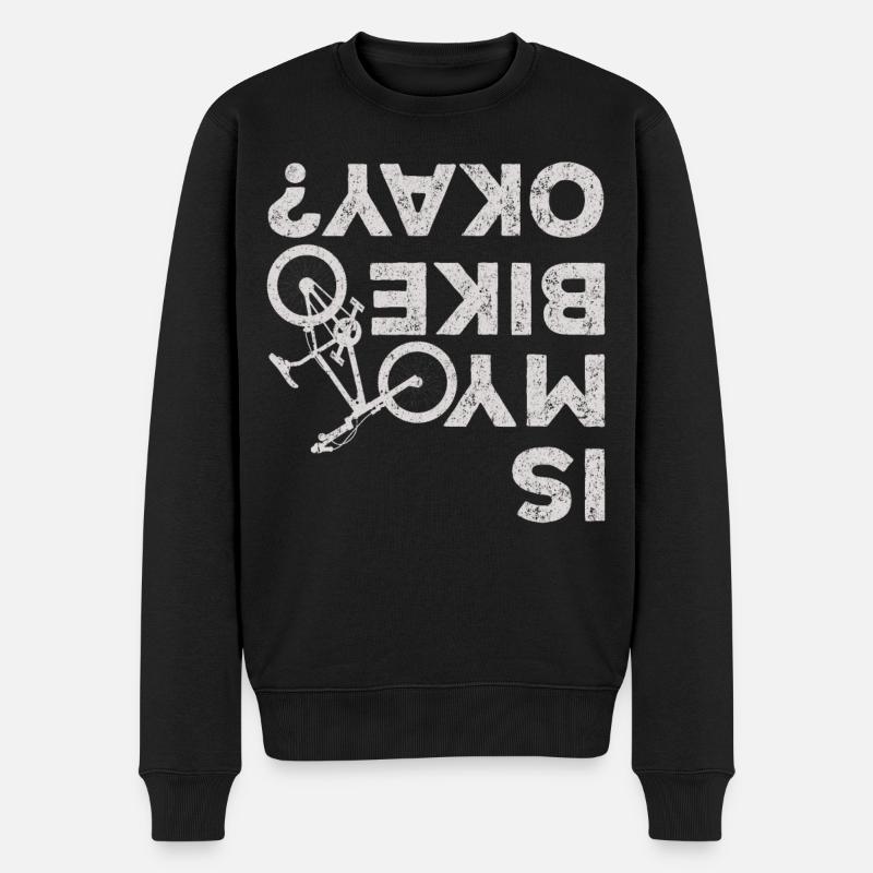 Mon vélo va-t-il? - Pull Premium bio Homme - noir