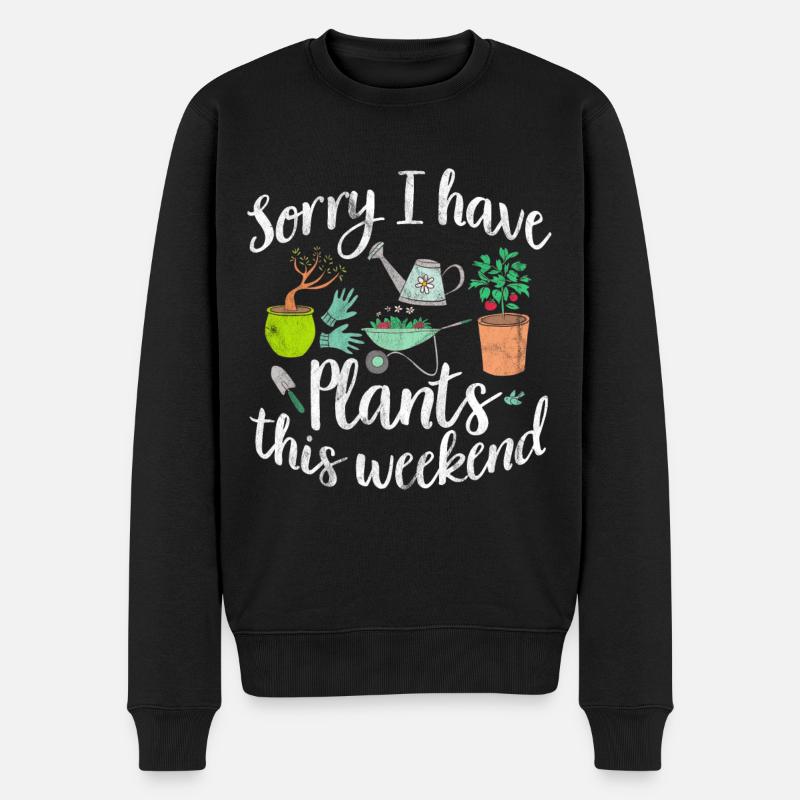 jardinier - Pull Premium bio Homme - noir