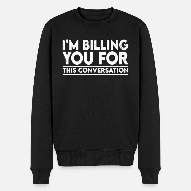 Avocat - Pull Premium bio Homme - noir