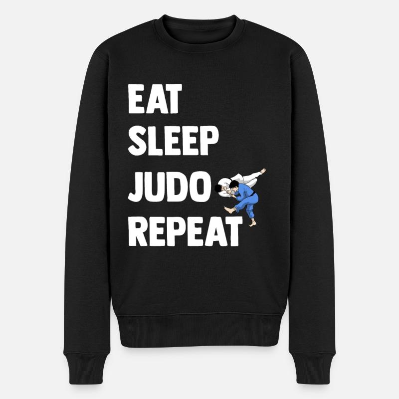 Judo - Pull Premium bio Homme - noir