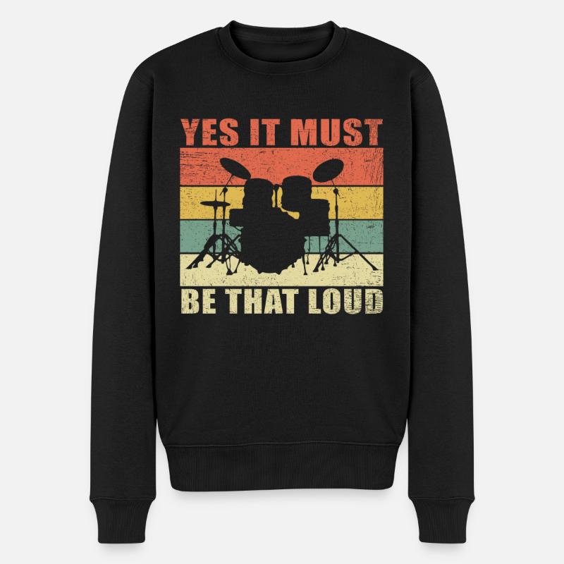 Batteur batteur batteur cadeau batteur - Pull Premium bio Homme - noir