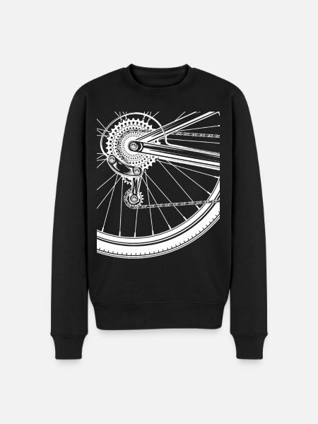 Vélo de course vélo pouls - Pull Premium bio Homme - noir