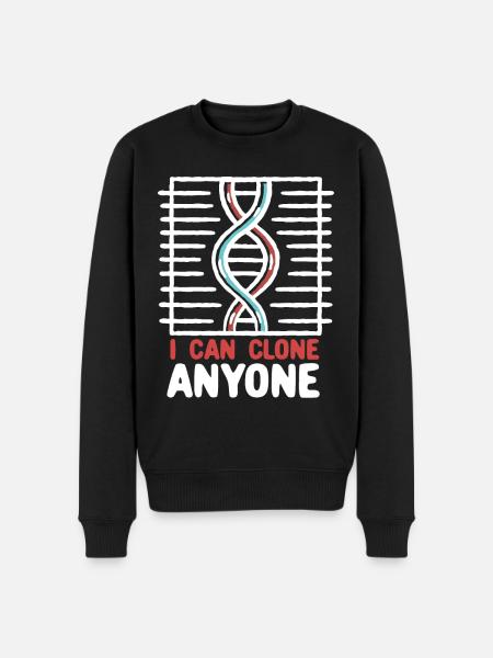 I Can Clone Anyone - Men's Premium Organic Jumper - black