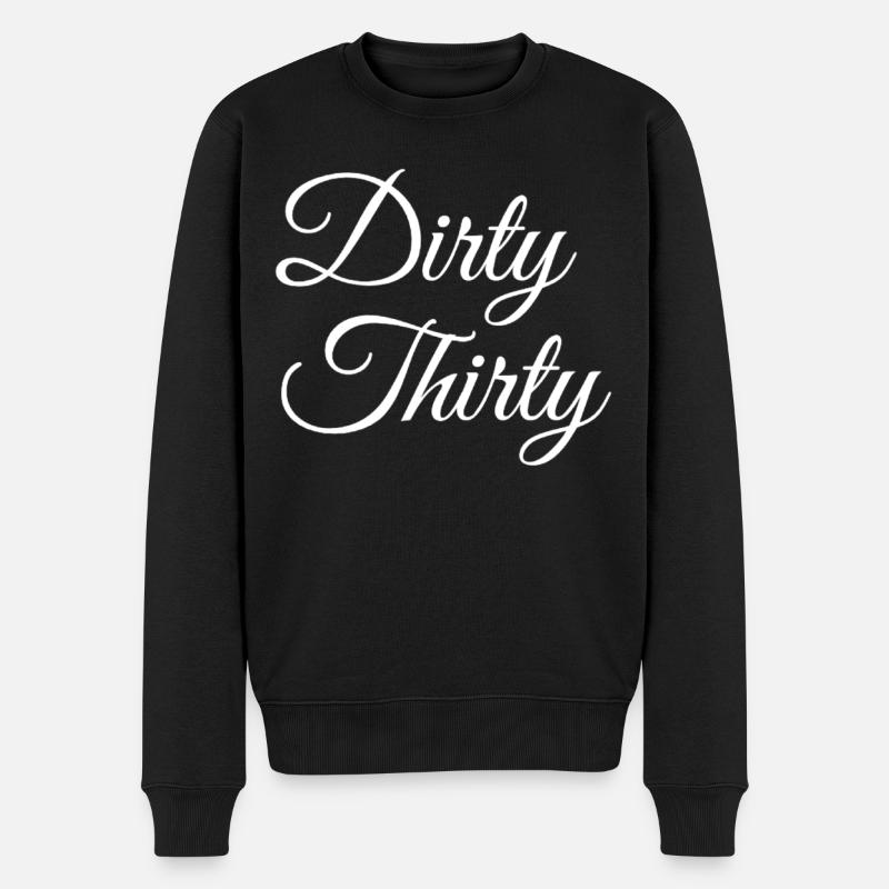 Dirty Thirty 30e anniversaire - Pull Premium bio Homme - noir