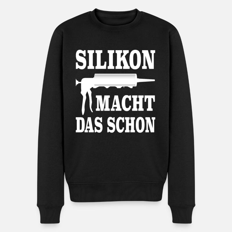 Handwerker Installateur Klempner Schlosser Witze - Männer Premium Bio Pullover - Schwarz