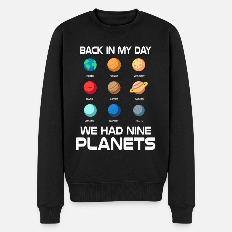 Astronomie - Männer Premium Bio Pullover - Schwarz