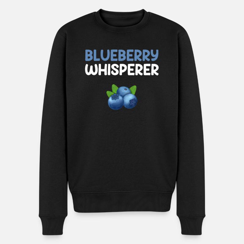myrtille whisperer, myrtille - Pull Premium bio Homme - noir