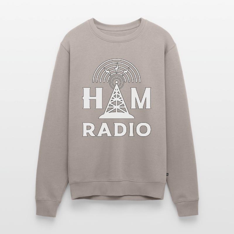 Radio HAM Operator Amateurfunk Antenne Geschenk Männer Premium Bio Pullover
