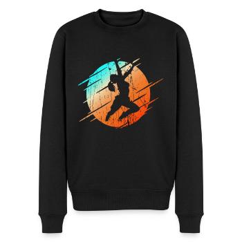 ESCALADE Sports extrêmes Escalade - Pull Premium bio Homme - noir - Devant - Nico (187cm)