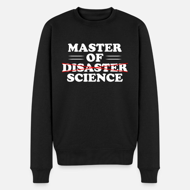 Master of Science Catastrophe - Pull Premium bio Homme - noir
