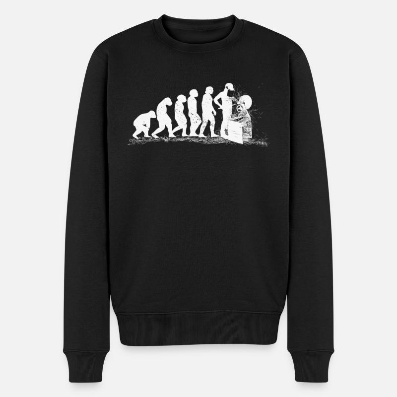 Drechsler Drechseln Drechselbank Drechsel - Männer Premium Bio Pullover - Schwarz