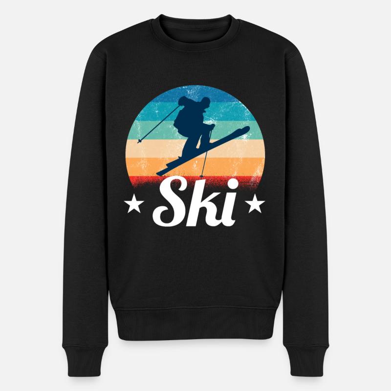 ski - Pull Premium bio Homme - noir