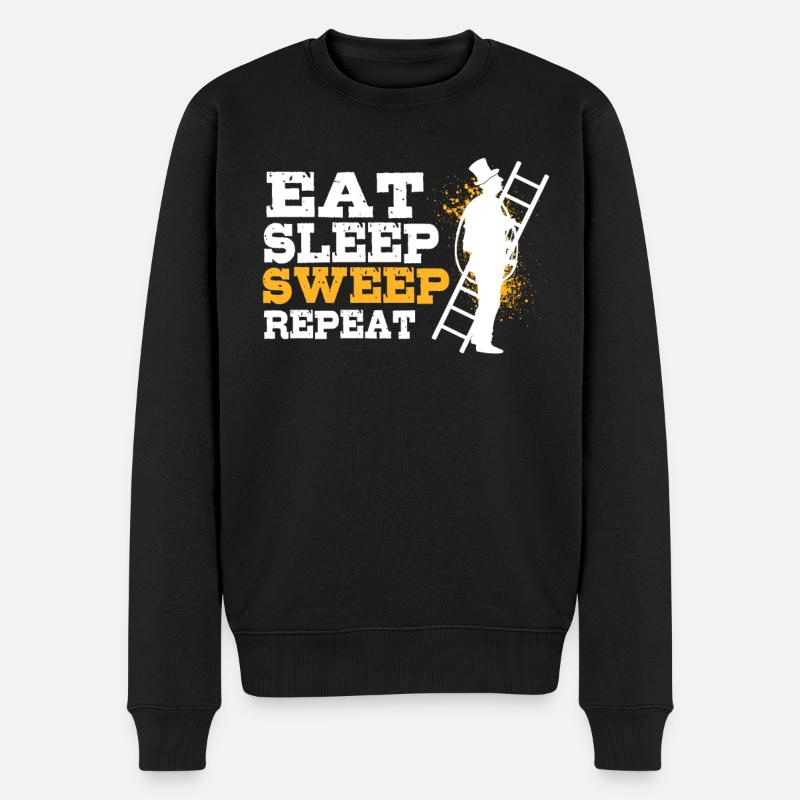 ramoneur - Pull Premium bio Homme - noir