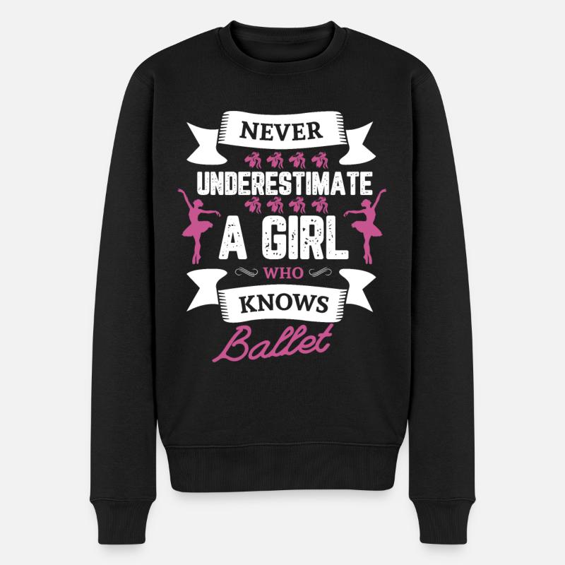 Conception de ballet pour un danseur de ballet - Pull Premium bio Homme - noir