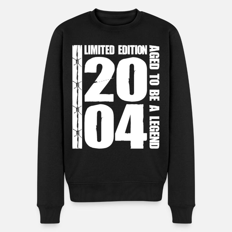 limited edition 2004 Geschenkidee - Männer Premium Bio Pullover - Schwarz