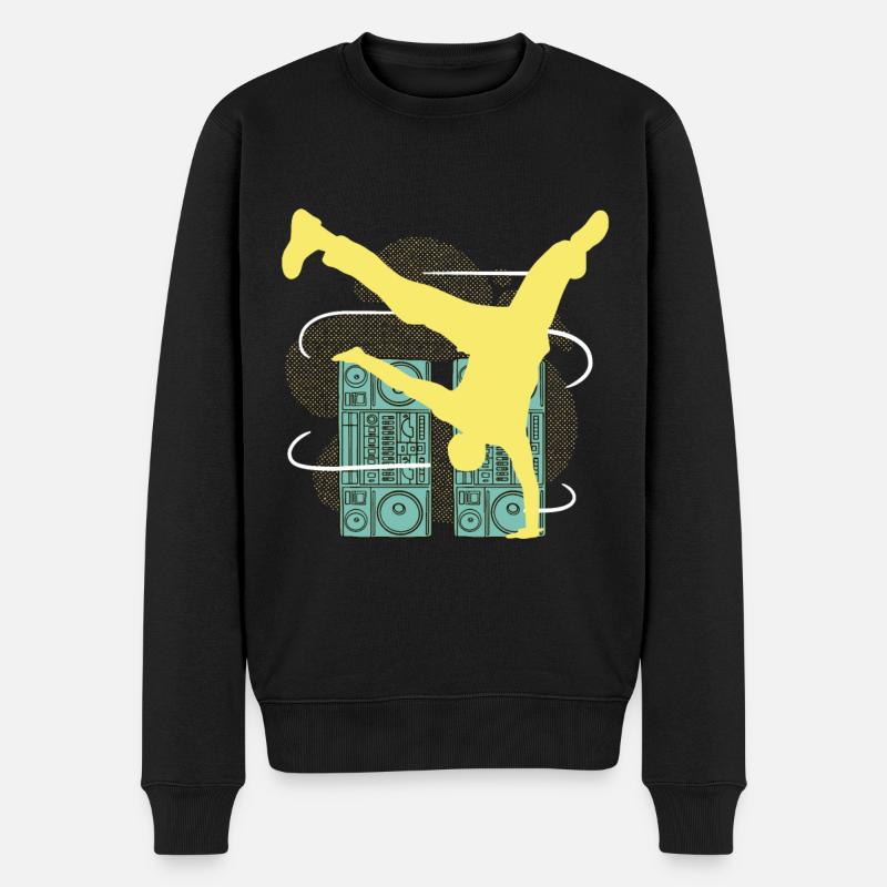 Hip hop breakdancer - Pull Premium bio Homme - noir
